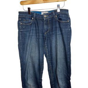 Paige Skyline Skinny Jeans Womens Blue Fountain Stretch Denim Size 27